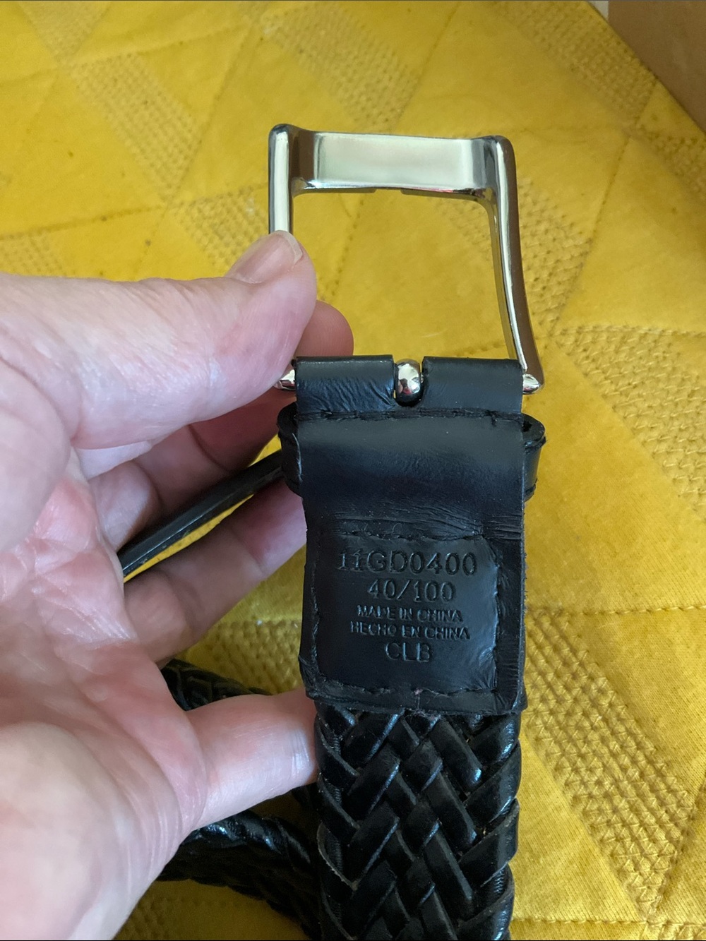 🔴Dickies black braided belt - Picture 4 of 4